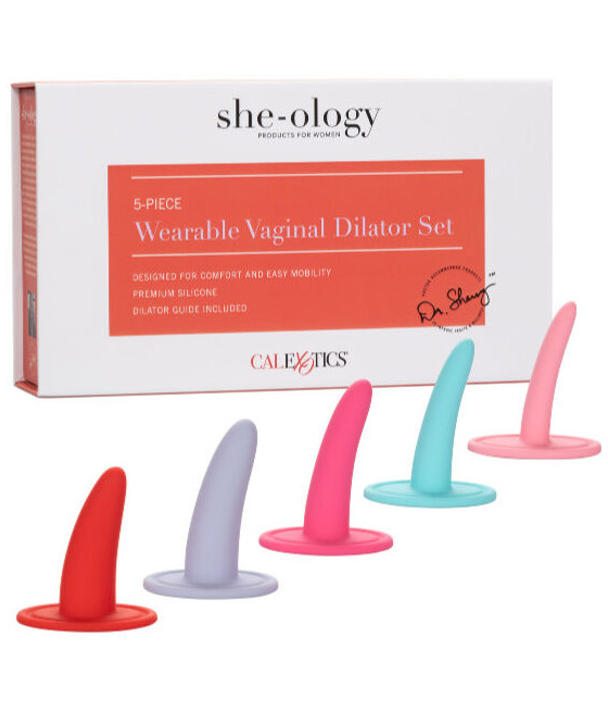 CALEXOTICS - 5-TEILIGES TRAGBARES DILATOR-SET