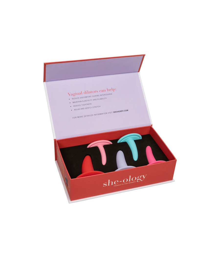 CALEXOTICS - KIT 5 PCS DILATADORES VAGINAIS OU ANAIS MULTICOLOR