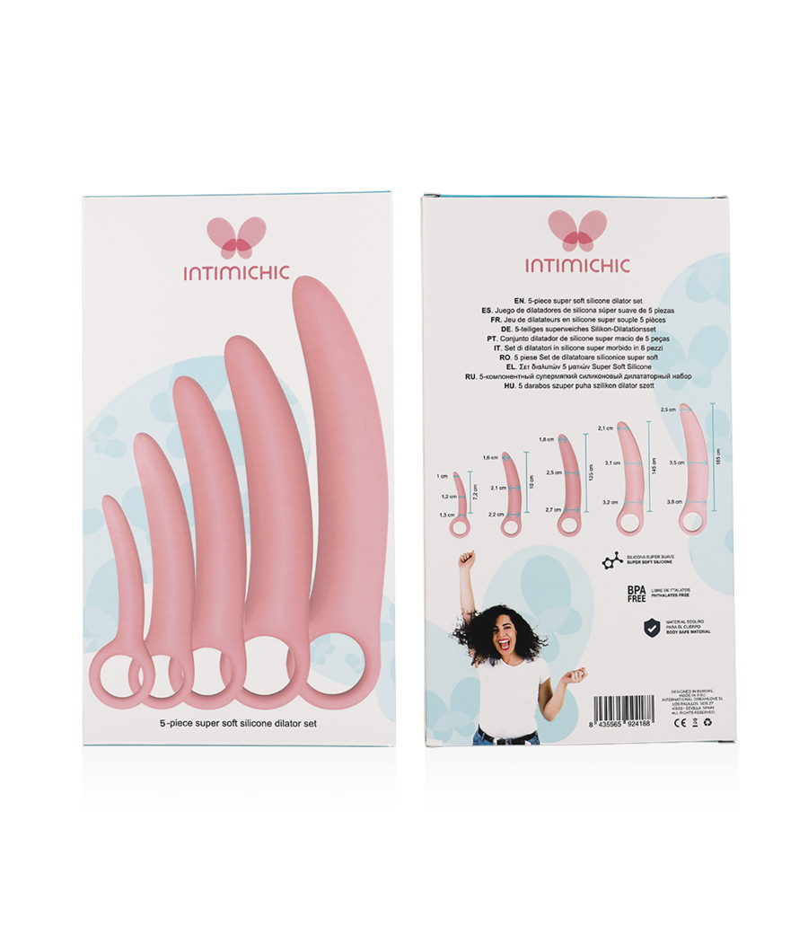 INTIMICHIC - SILICONE DILATOR 5 PCS