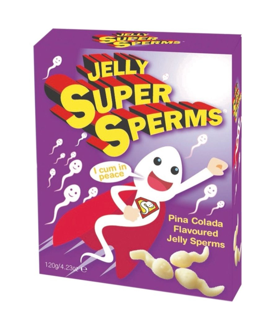 SPENCER & FLEETWOOD - JELLY SUPER SPERM GOMMIES FORMA SPERMA 120 GR