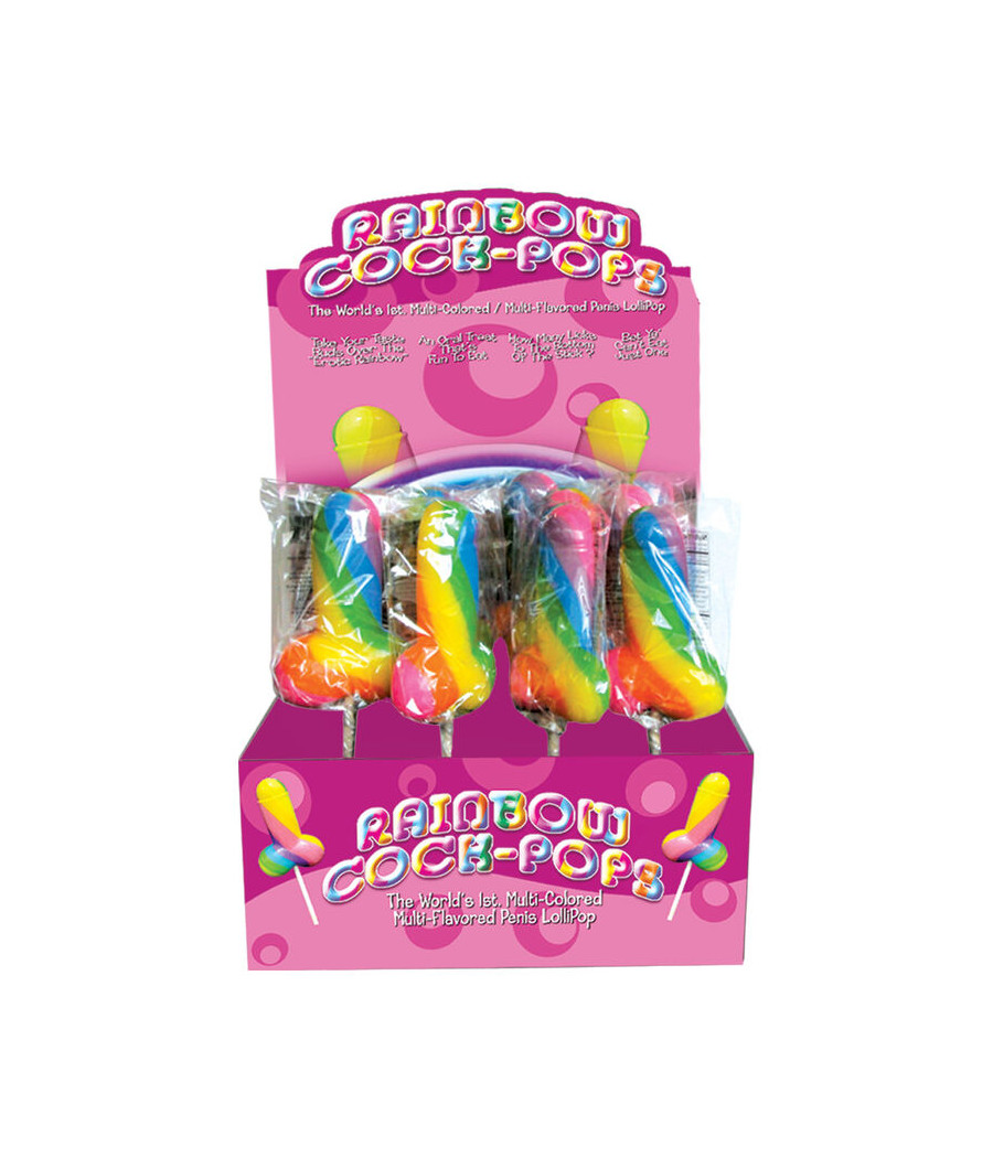 PRIDE - SPENCER & FLEETWOOD RAINBOW COCK LGBT LOLLIPOP