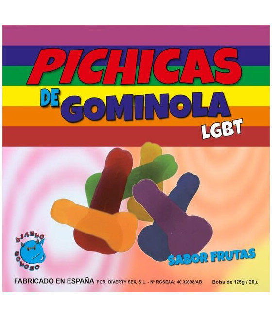 PRIDE - PICHITAS DE GOMINOLA FRUTAS LGBT