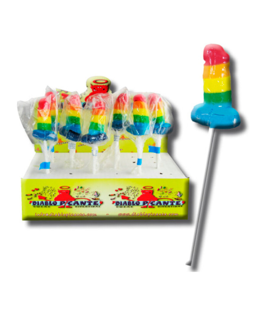 PRIDE - GUMMY LOLLIPOP PENIS LGBT