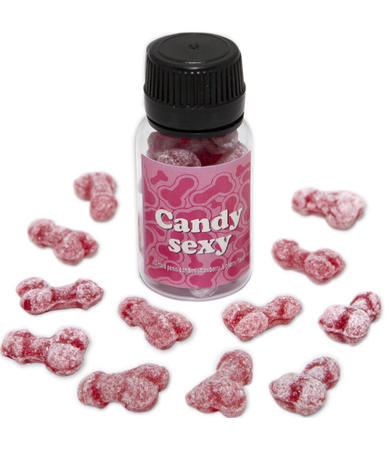 DIABLO PICANTE - CANDY SEXY POT DE 12 GOMMES AU GOÛT FRAISE-CERISE