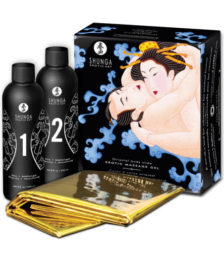 SHUNGA - ORIENTALISCHES BODY-TO-BODY-EROTISCHES MASSAGEGEL MIT EXOTISCHEN FRÜCHTEN