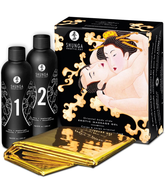 SHUNGA - ORIENTAL MELON MANGO EROTIC BODY TO BODY MASSAGE GEL