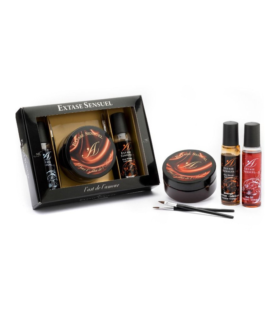 EXTASE SENSUAL - KIT SCRIGNO DI CIOCCOLATO AFRODISIACO