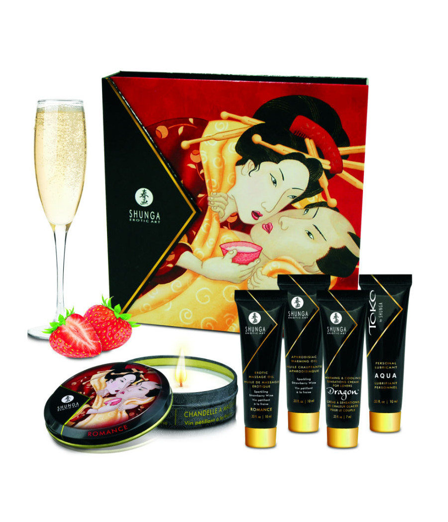 SHUNGA - SECRET GEISHA STRAWBERRIES AND CAVA KIT