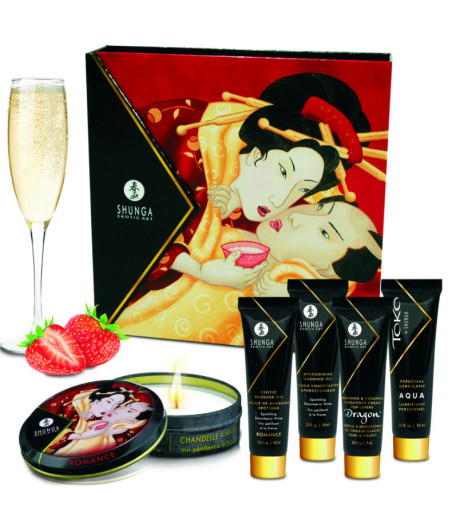 SHUNGA - SECRET GEISHA STRAWBERRIES AND CAVA KIT