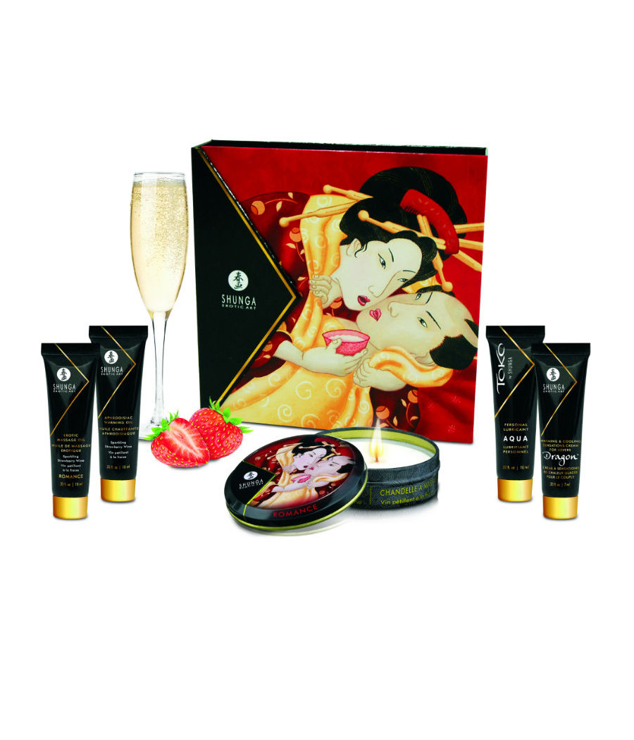 SHUNGA - KIT SECRETO DE MORANGOS E CAVA DE GEIXA