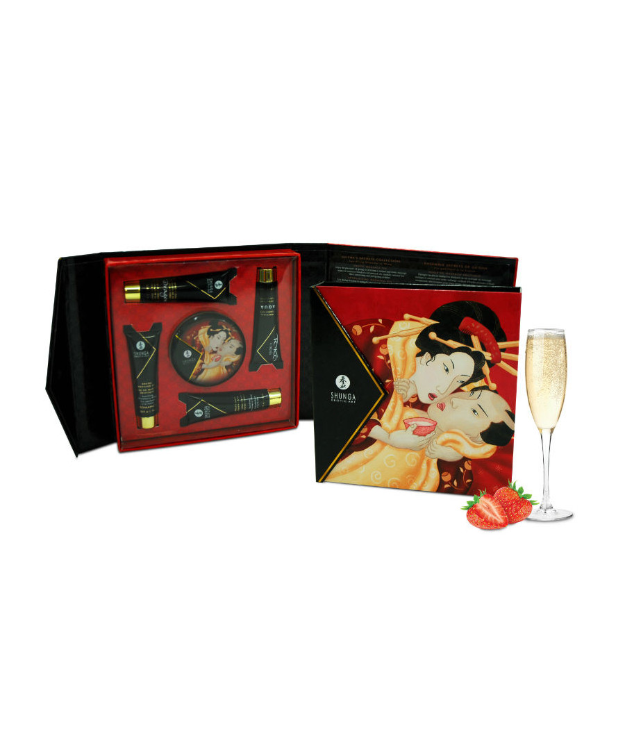 SHUNGA - GEHEIMES GEISHA-ERDBEER- UND CAVA-KIT