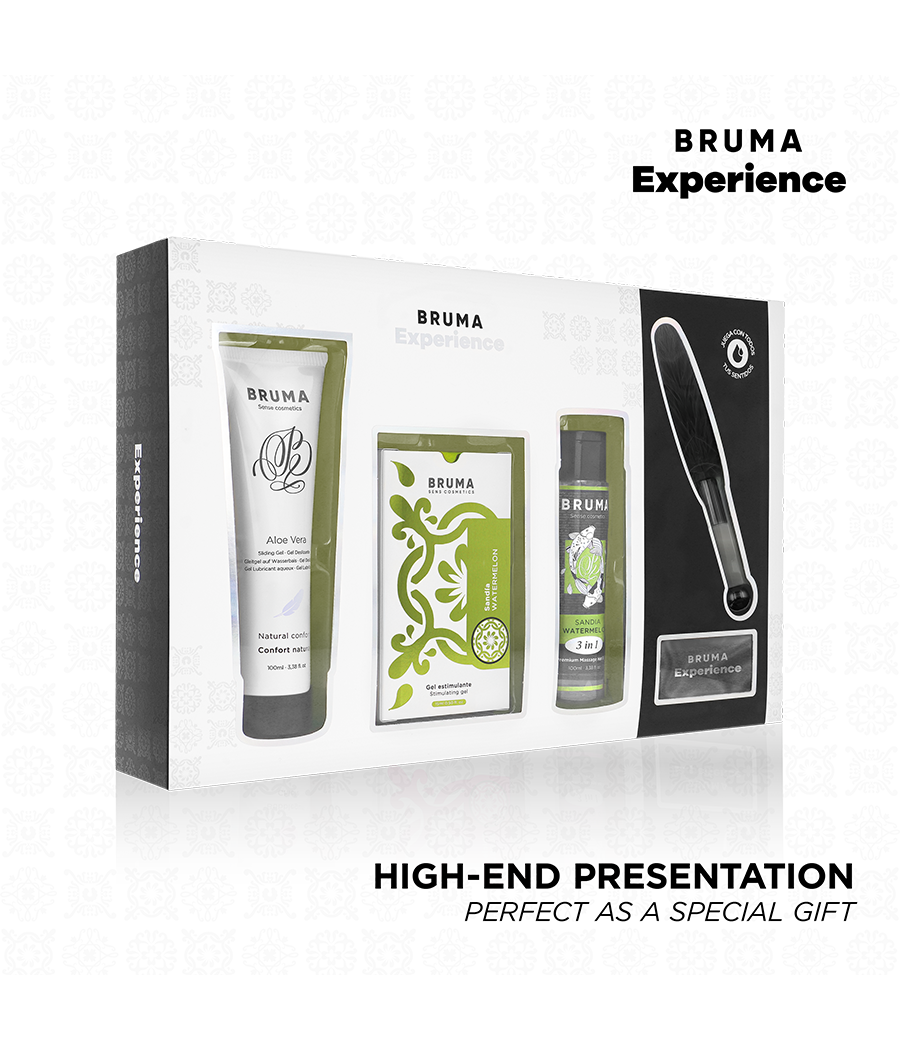 BRUMA XPERIENCE - KIT TENTAZIONE DOLCE ANGURIA CON POTENZIATORE DI ORGASMO