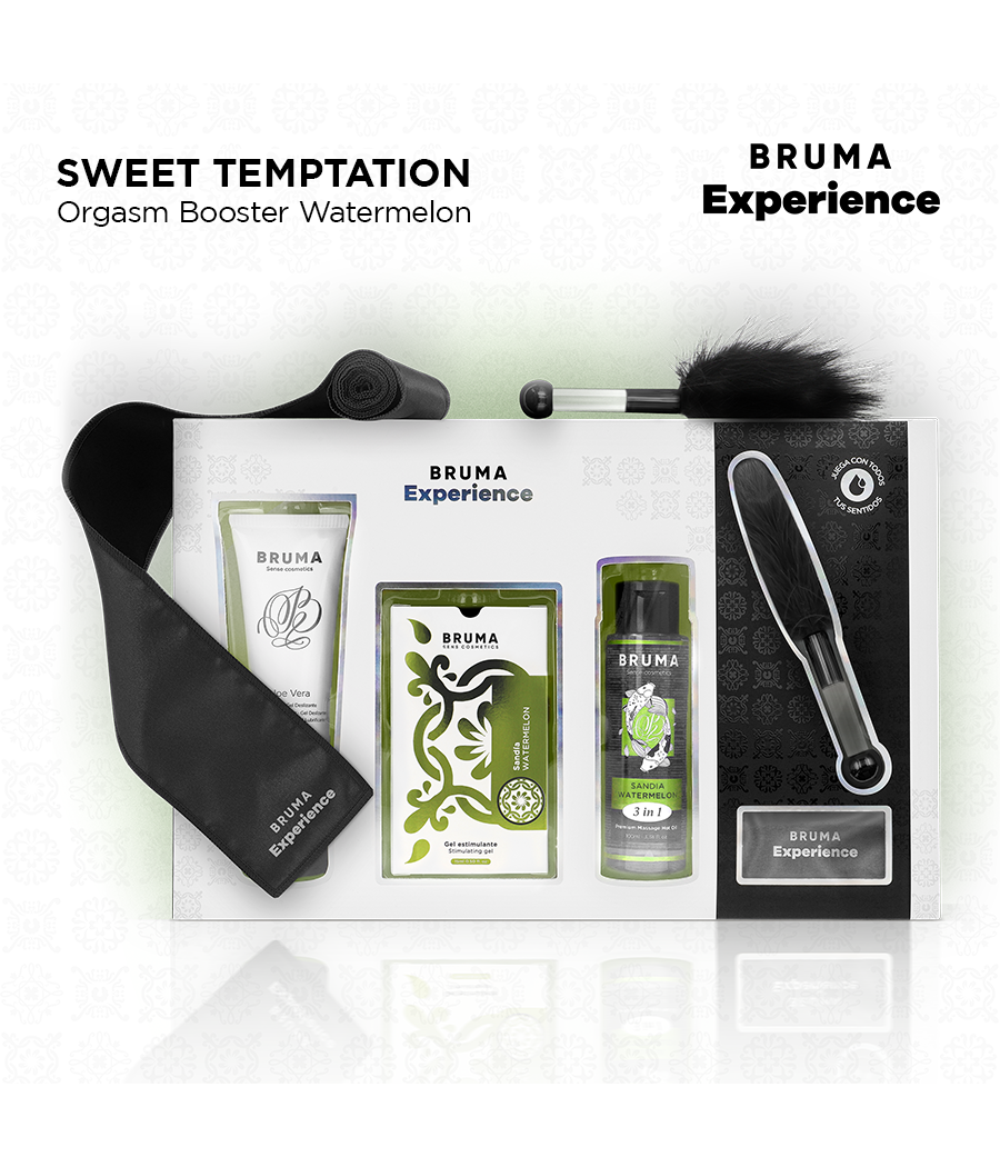 BRUMA XPERIENCE - KIT TENTAZIONE DOLCE ANGURIA CON POTENZIATORE DI ORGASMO