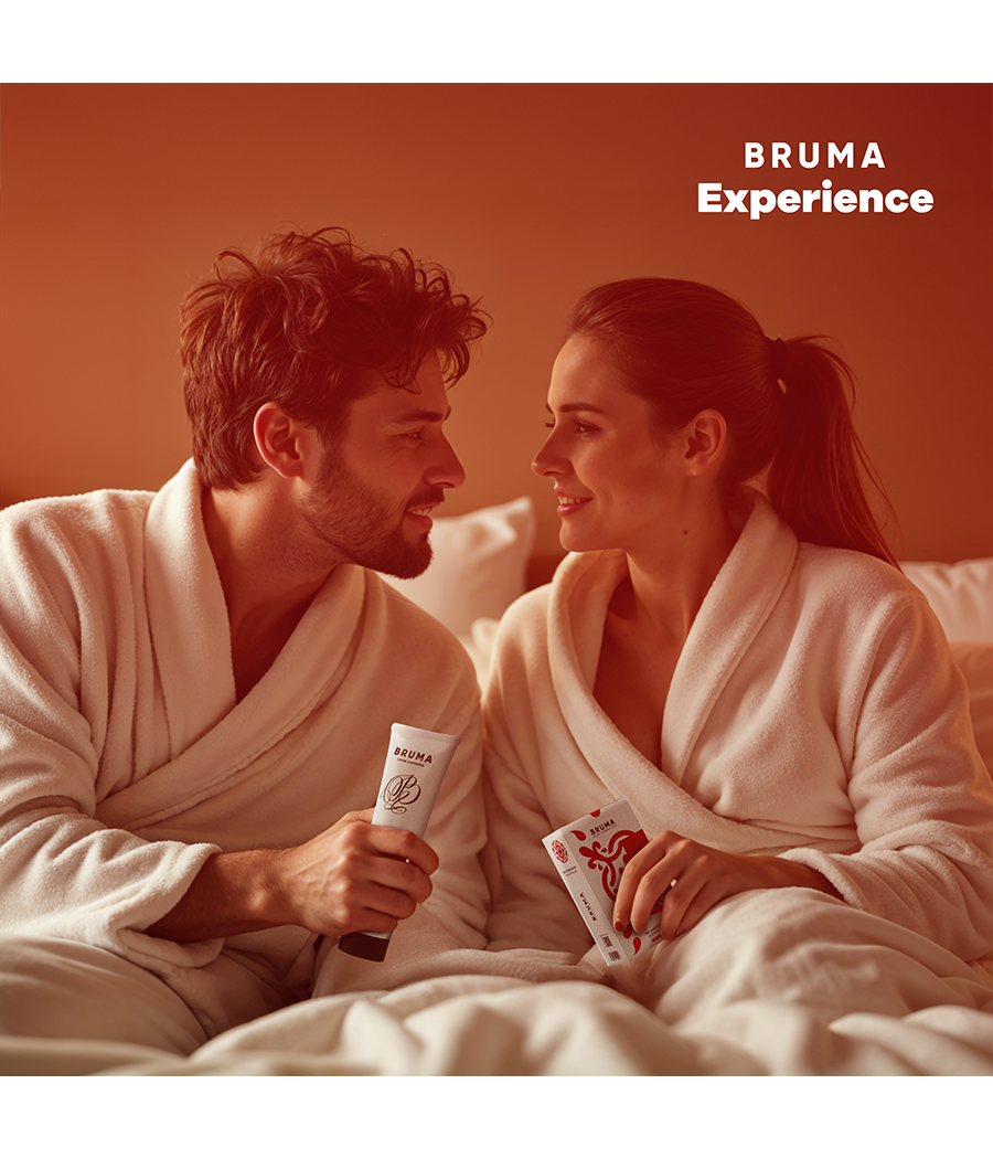 BRUMA XPERIENCE - KIT TENTAZIONE DOLCE ALLA FRAGOLA CON POTENZIATORE DI ORGASMO