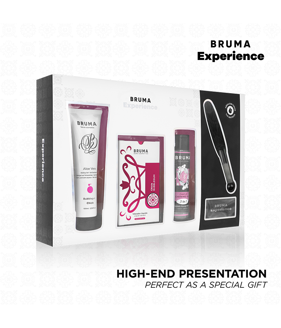 BRUMA XPERIENCE - VIBRO-ORGASMIC SWEET GUM TEMPTATION KIT