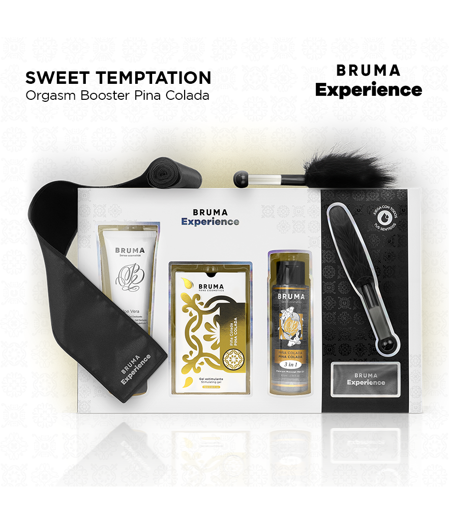 BRUMA XPERIENCE - PACK TENTACIÓN DULCE PIÑA COLADA CON POTENCIADOR DE ORGASMOS