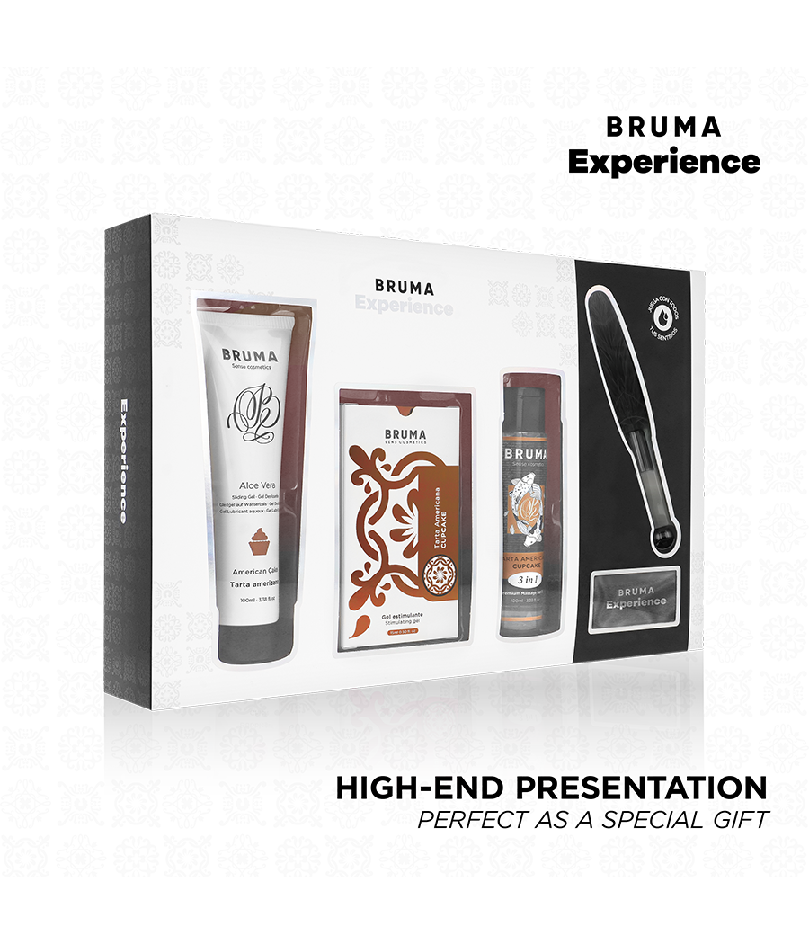 BRUMA XPERIENCE - KIT DE TENTAÇÃO DOCE AMERICANA TART COM POTENCIALIZADOR DE ORGASMO