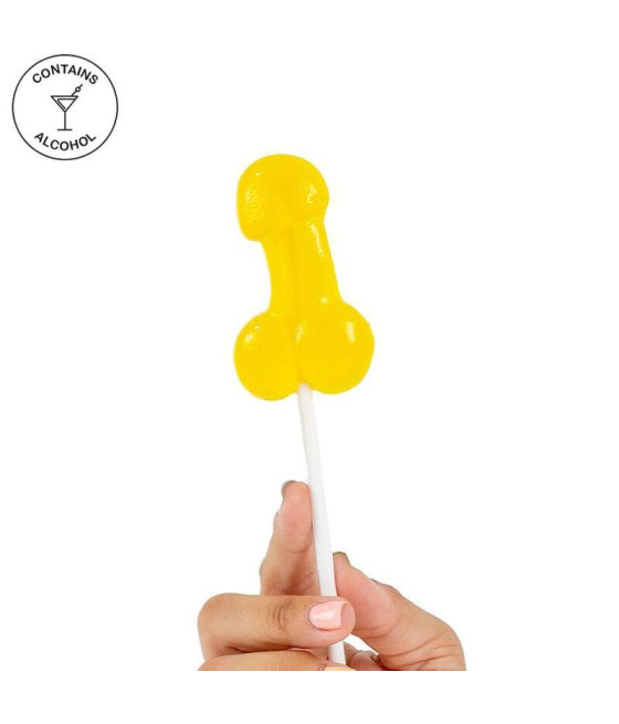 SECRETPLAY - COCK LOLLIPOP WITH ALCOHOL PINEAPPLE COLADA