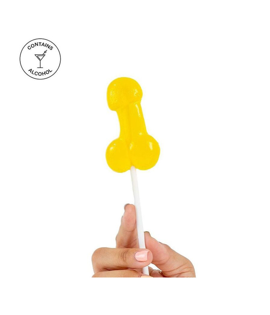 SECRETPLAY - COCK LOLLIPOP WITH ALCOHOL PINEAPPLE COLADA