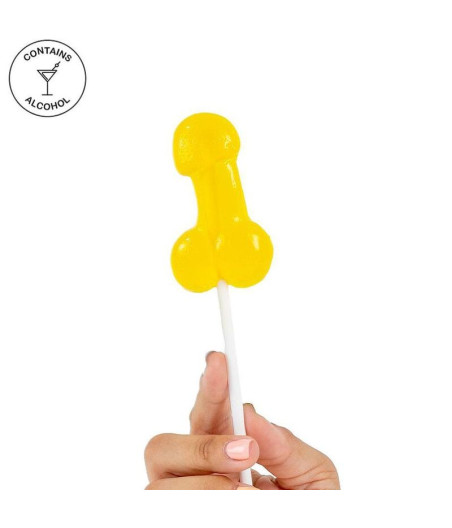 SECRETPLAY - COCK LOLLIPOP WITH ALCOHOL PINEAPPLE COLADA