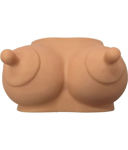 DIABLO PICANTE - TIRELIRE EN FORME DE SEINS TON CLAIR