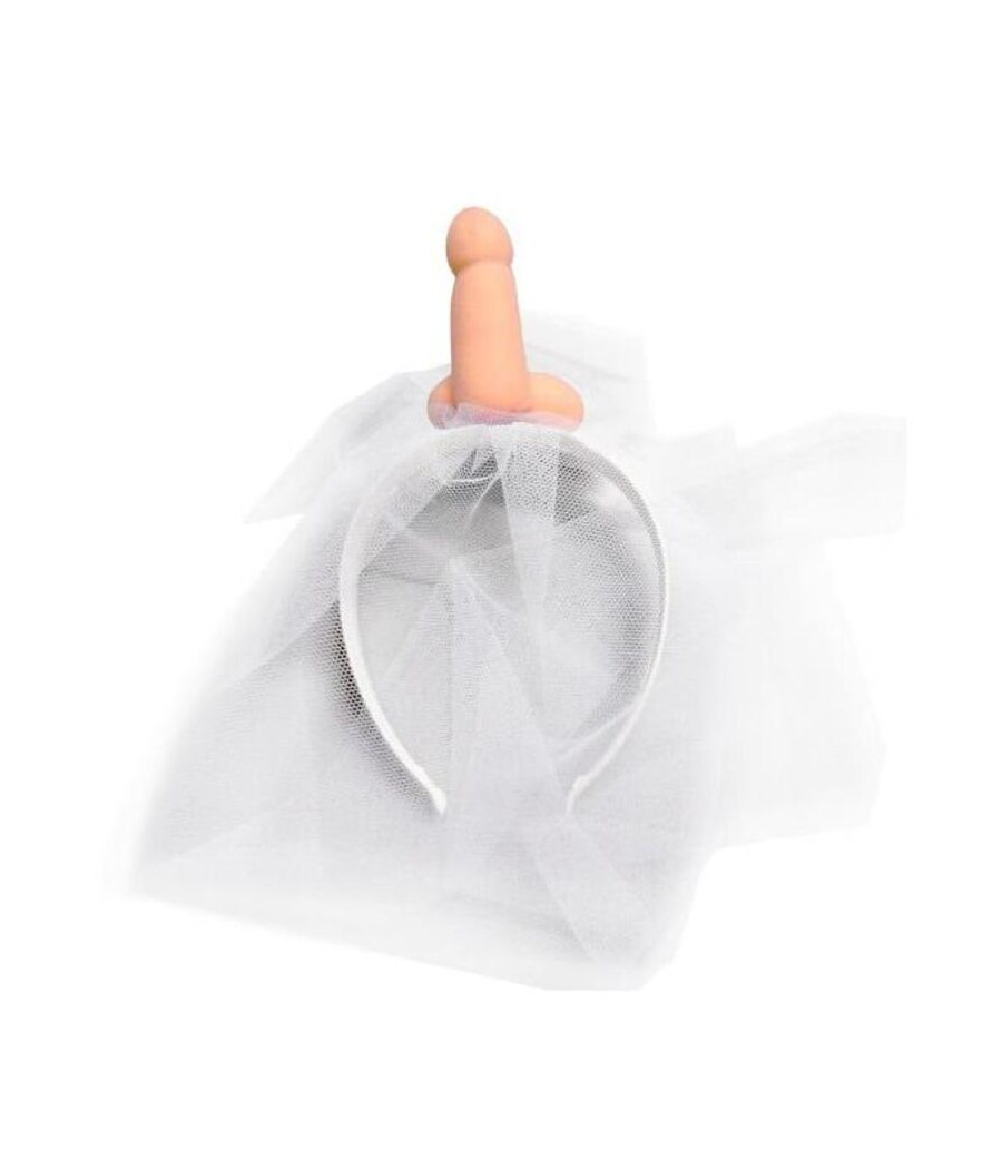 DIABLO PICANTE - VELO DA SPOSA BIANCO CON PENE