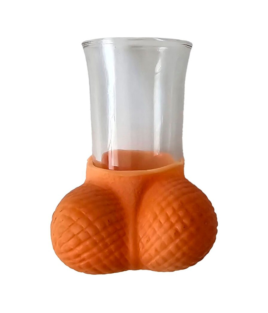 DIABLO PICANTE - VASO CHUPITO CRISTAL CON HUEVOS NATURAL