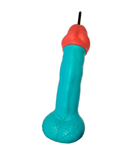 DIABLO PICANTE - VASO PENE PLÁSTICO AZUL