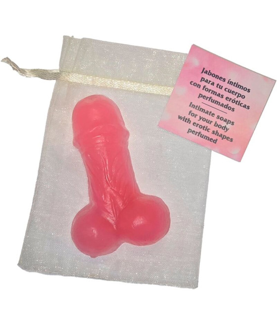 DIABLO PICANTE - SABONETE PERFUMADO EM FORMA DE PÊNIS ROSA