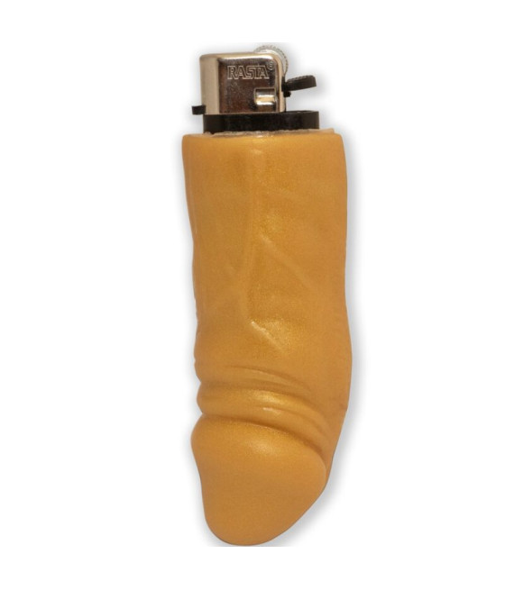 DIABLO PICANTE - GOLDEN PENIS-SHAPED RECHARGEABLE LIGHTER