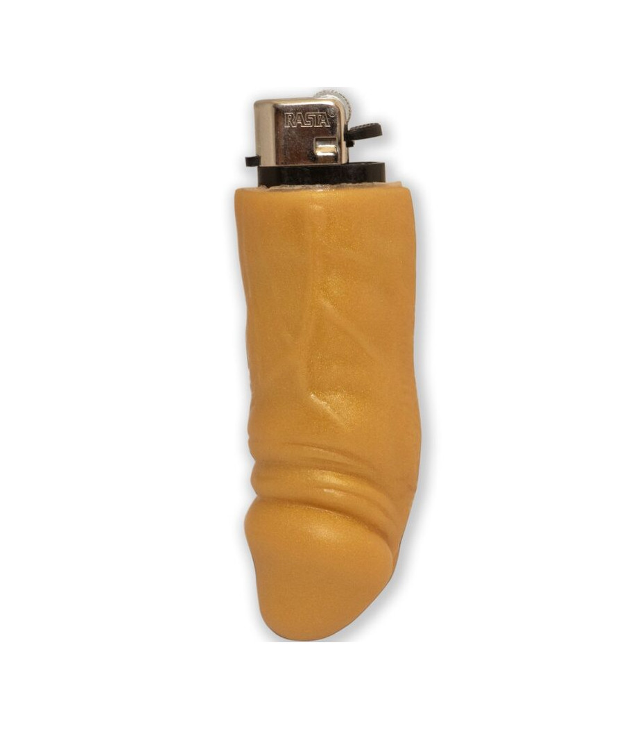 DIABLO PICANTE - GOLDEN PENIS-SHAPED RECHARGEABLE LIGHTER
