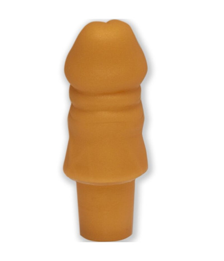 DIABLO PICANTE - PLUG DOURADO EM FORMATO DE PÊNIS