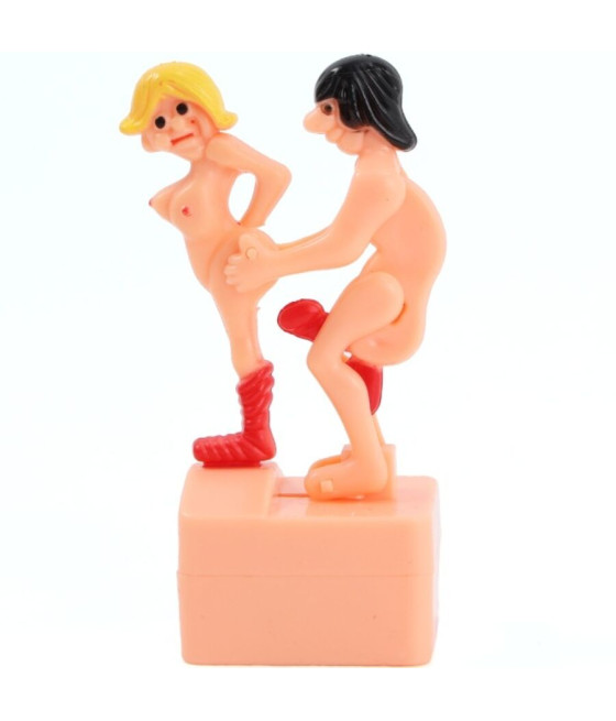 DIABLO PICANTE - MUÑECO BROMA POSTURA SEXUAL POR DETRÁS CON CUERDA