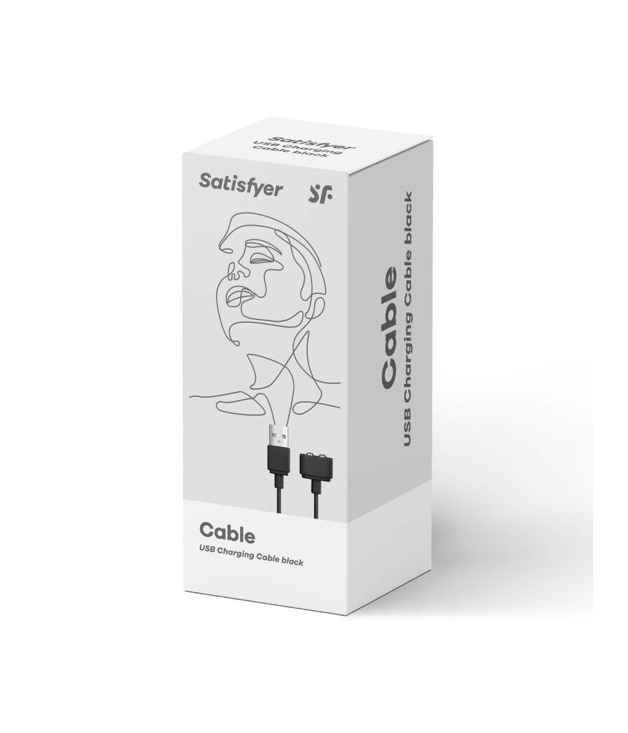 SATISFYER - FIO DE CARREGAMENTO PRETO