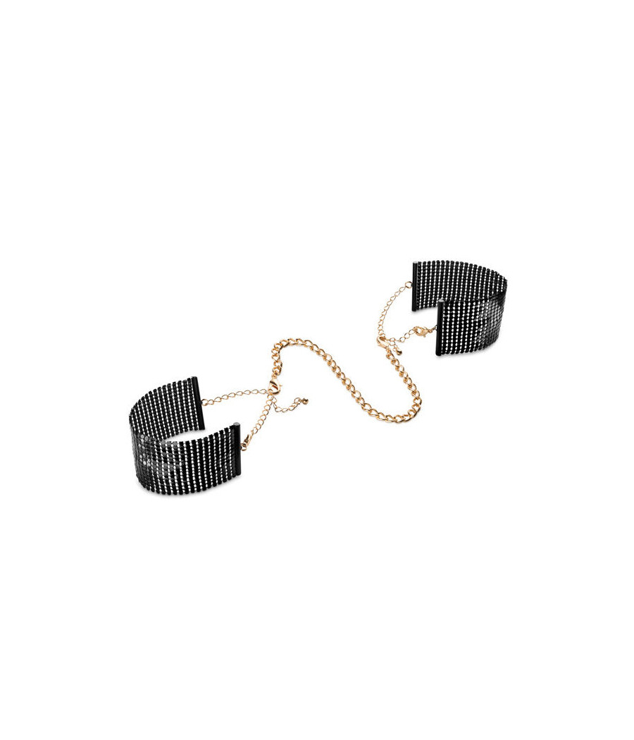 BIJOUX INDISCRETS - DÃSIR MÃTALLIQUE BLACK METAL MESH HANDCUFFS