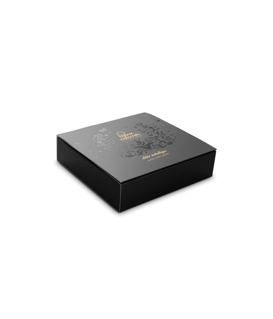 BIJOUX - DÉSIR MÉTALLIQUE ALGEMAS DE MALHA DE METAL DOURADO