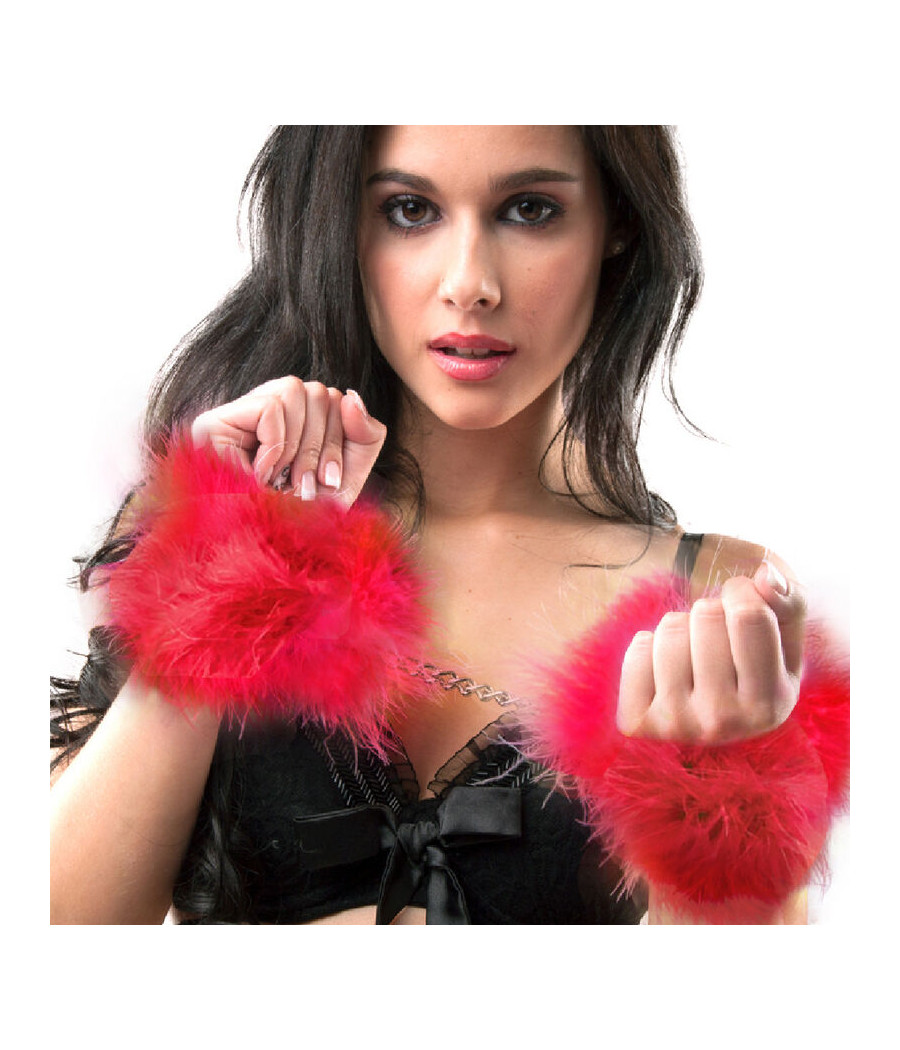 SECRETPLAY - MENOTTES MARABOU ROUGE