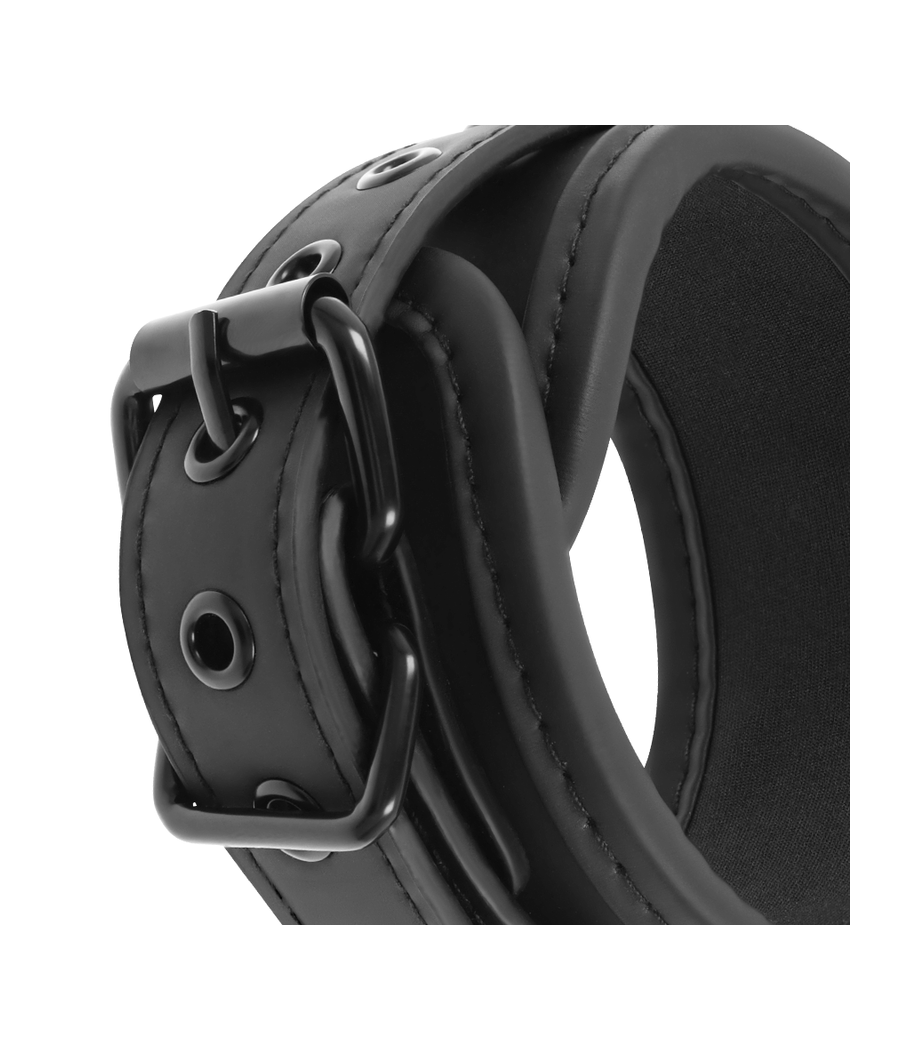 FETISH SUBMISSIVE - SET OF HAND AND ANKLE HANDCUFFS WITH NOPRENE LINING