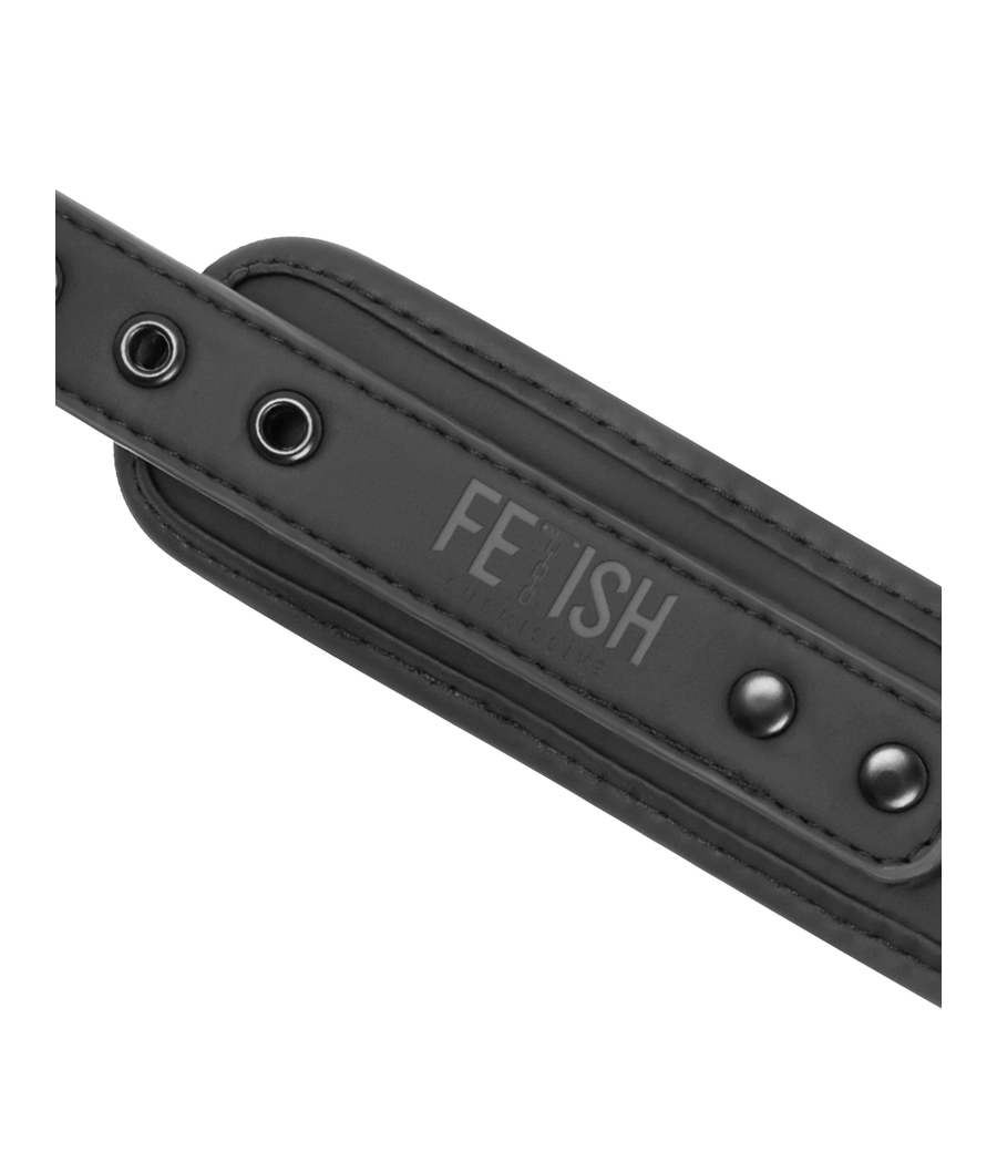 FETISH SUBMISSIVE - COLLAR CON CADENA CON FORRO DE NEOPRENO