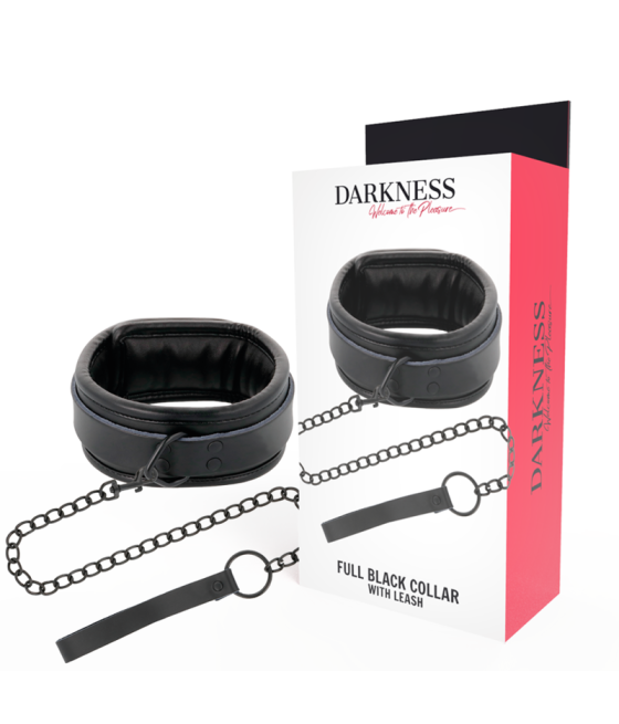 DARKNESS - COLLAR CON CADENA  NEGRO