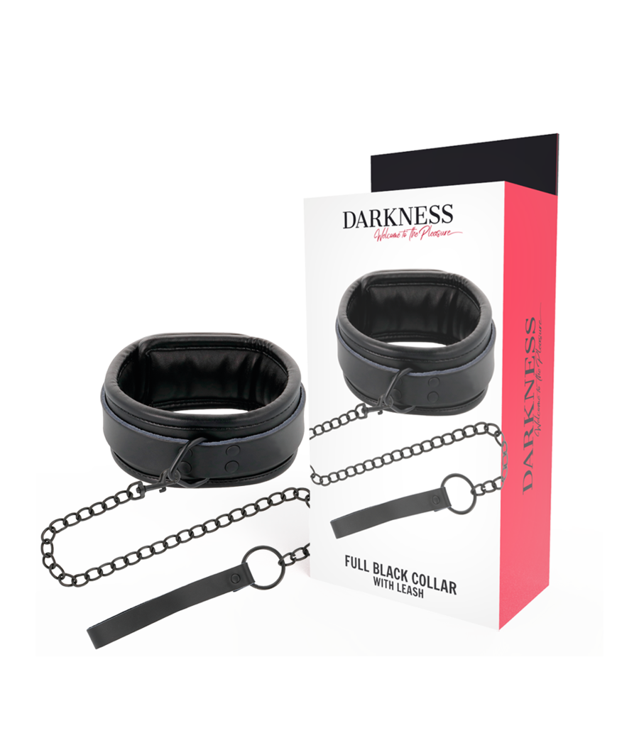 DARKNESS - COLLAR CON CADENA  NEGRO