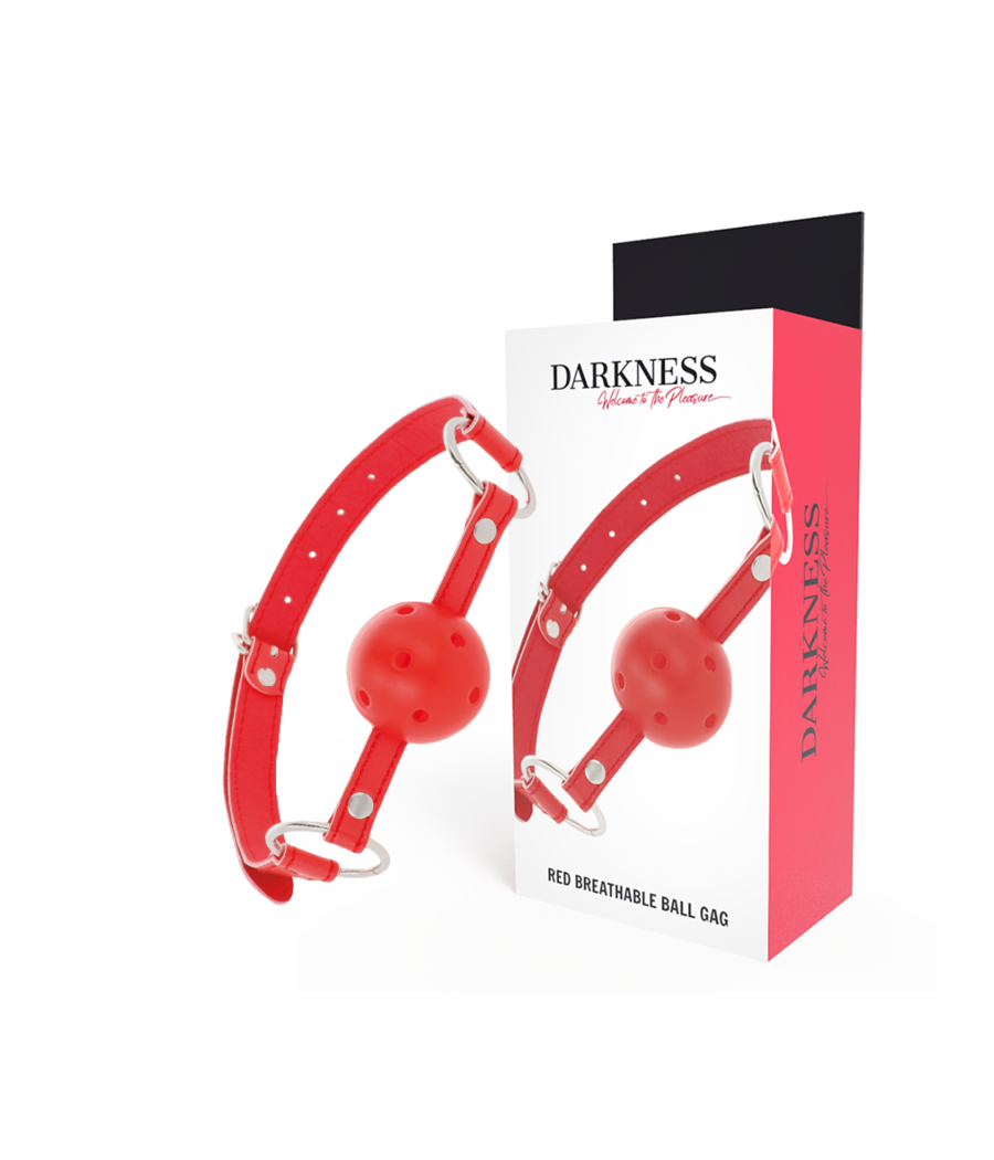 DARKNESS - BAVAGLINO TRASPIRANTE ROSSO