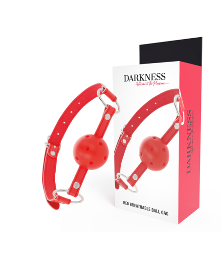 DARKNESS - RED BREATHABLE GAG