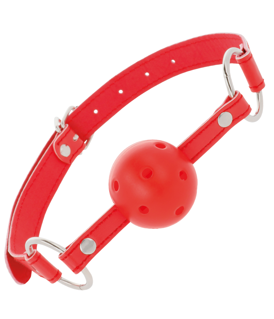 DARKNESS - RED BREATHABLE GAG