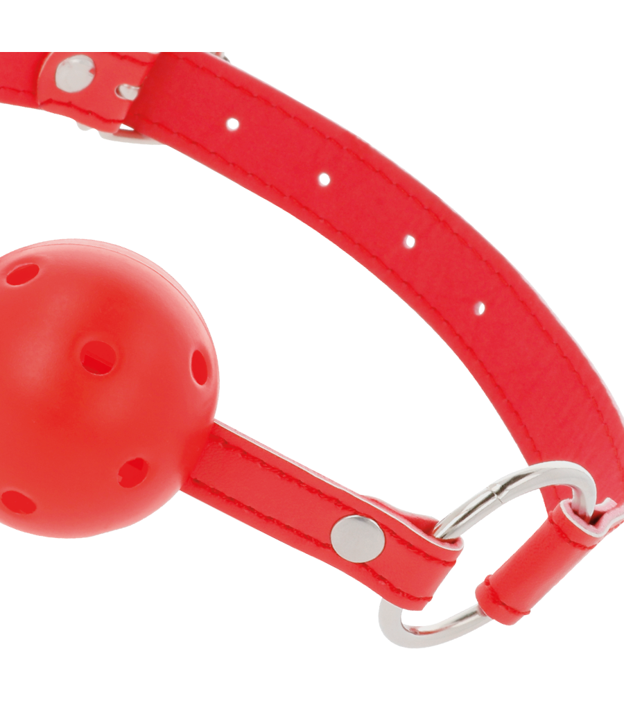 DARKNESS - RED BREATHABLE GAG