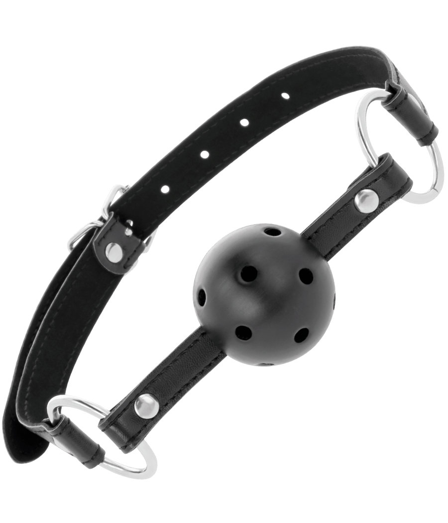 DARKNESS - BLACK BREATHABLE GAG