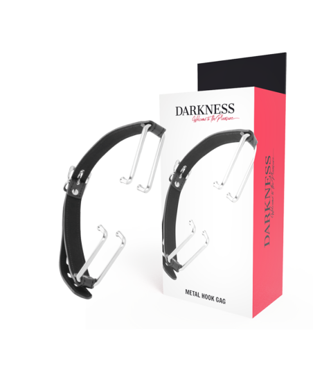 DARKNESS - MORDAÇA COM GANCHO PRETO
