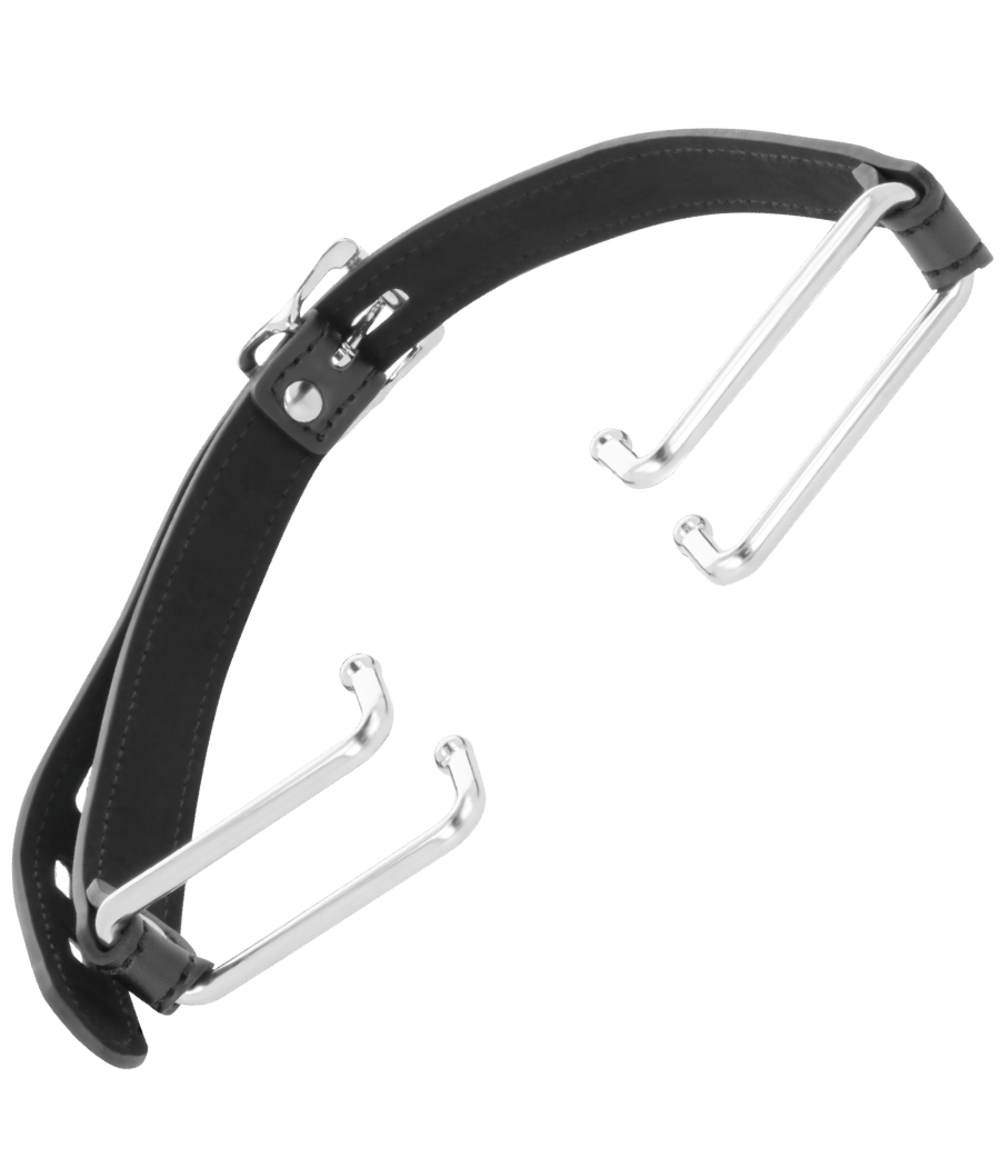 DARKNESS - KNEBEL MIT SCHWARZEM HAKEN