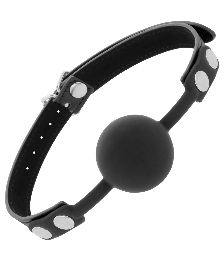 DARKNESS - BLACK SILICONE GAG