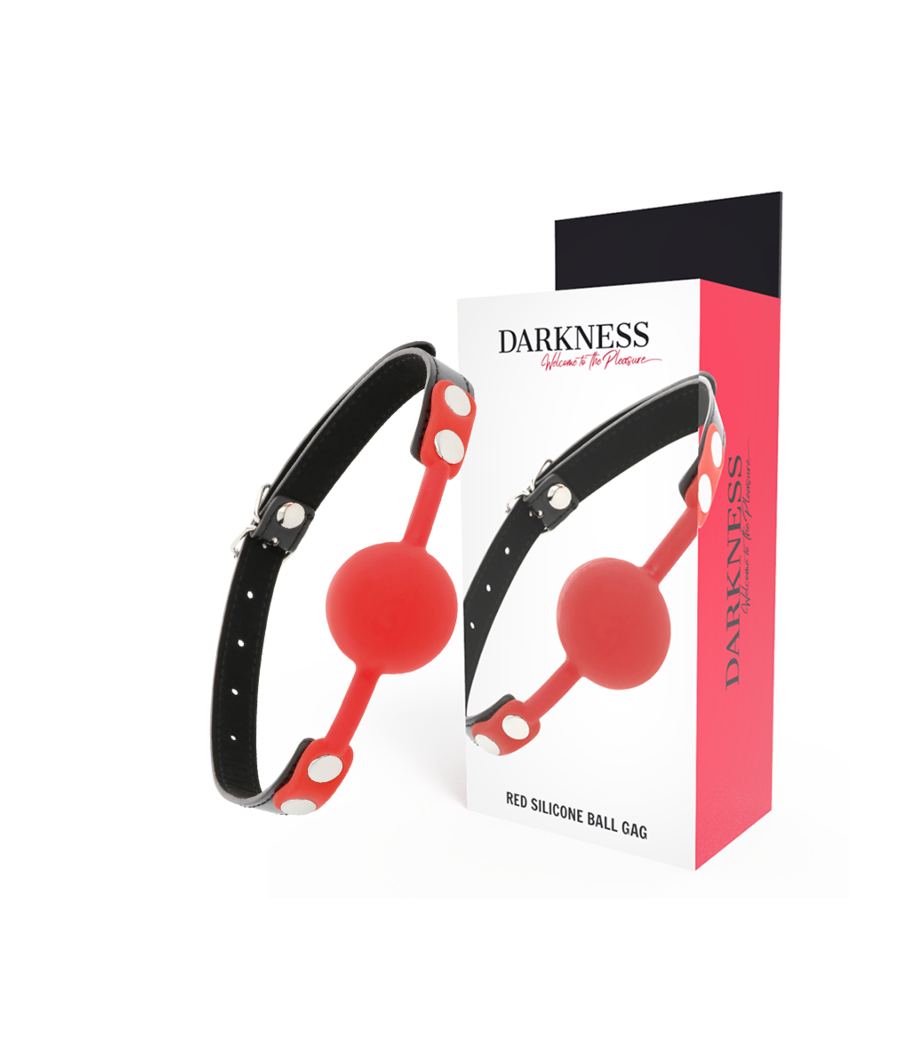 DARKNESS - RED SILICONE GAG